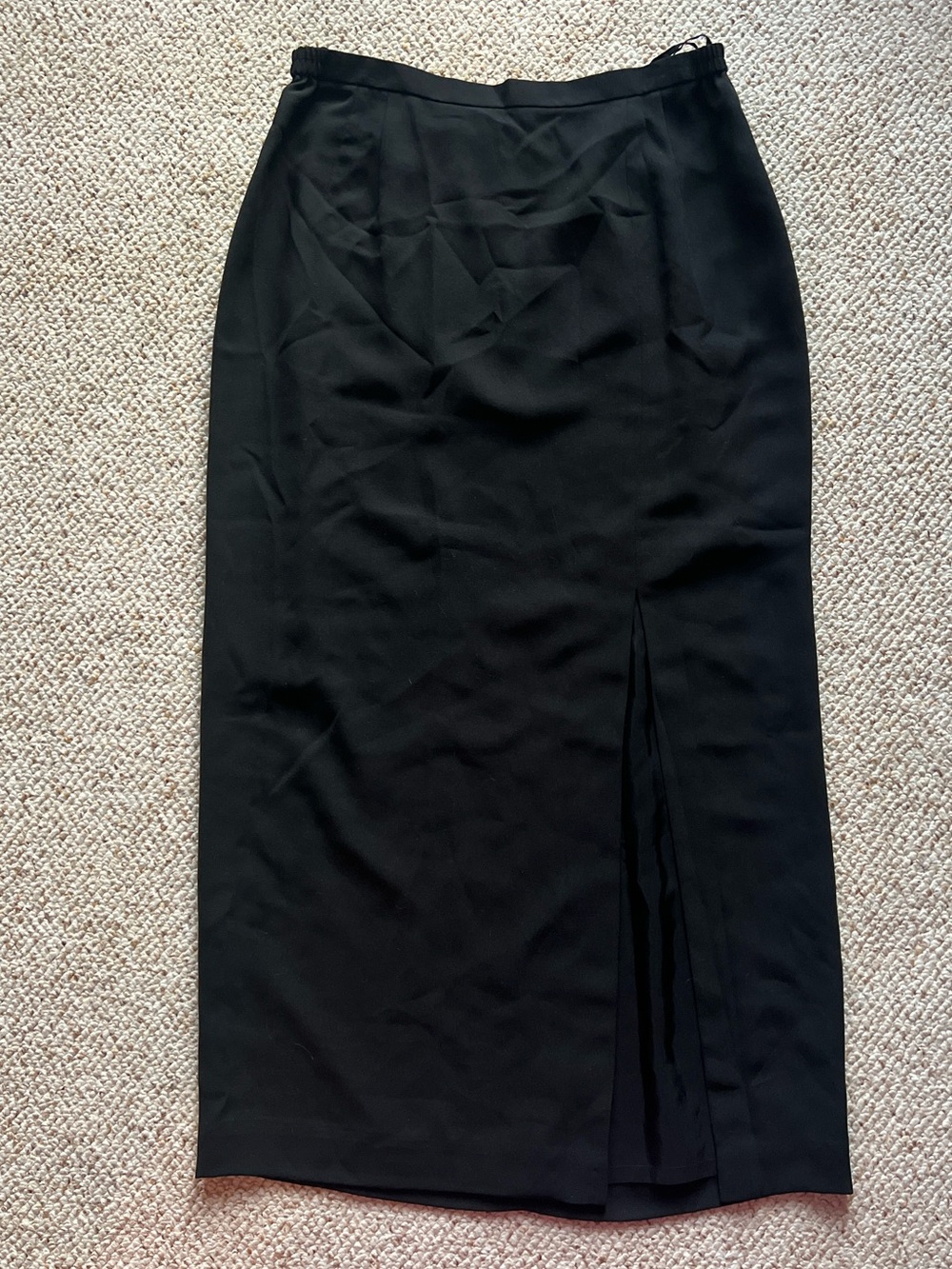 Adrianna Papell Occasions Womens Formal Maxi Skirt Slit Plus Size 16 Black